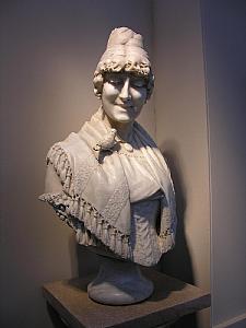 Busto em mármore assinado O.Guasti Firenze 1894